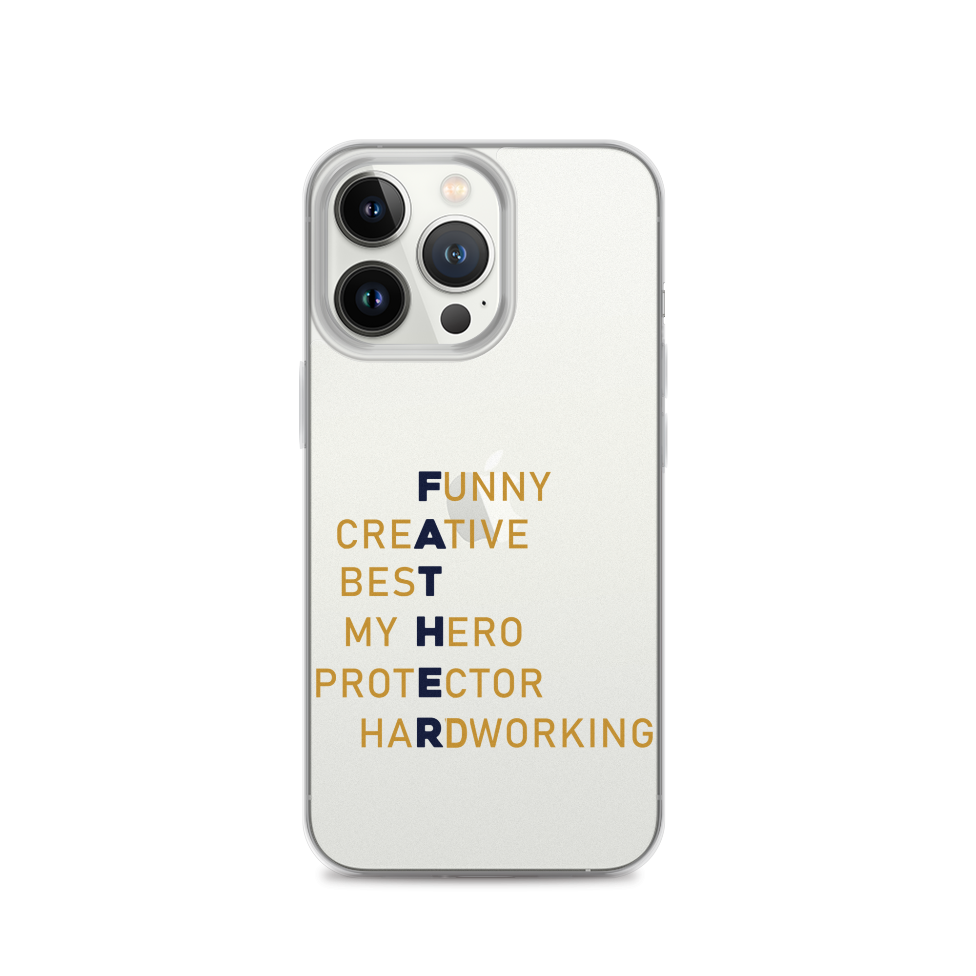 Funny Creative Best My Hero Protector HardWorking Clear Case for iPhone®