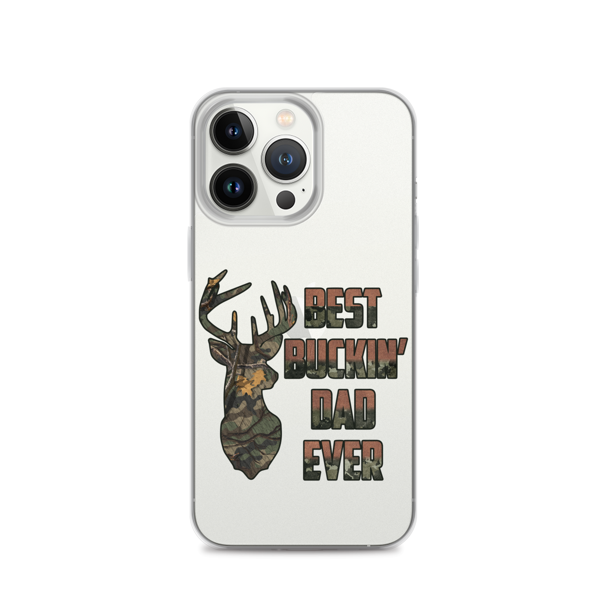 Best Buckin' Dad Ever Clear Case for iPhone®