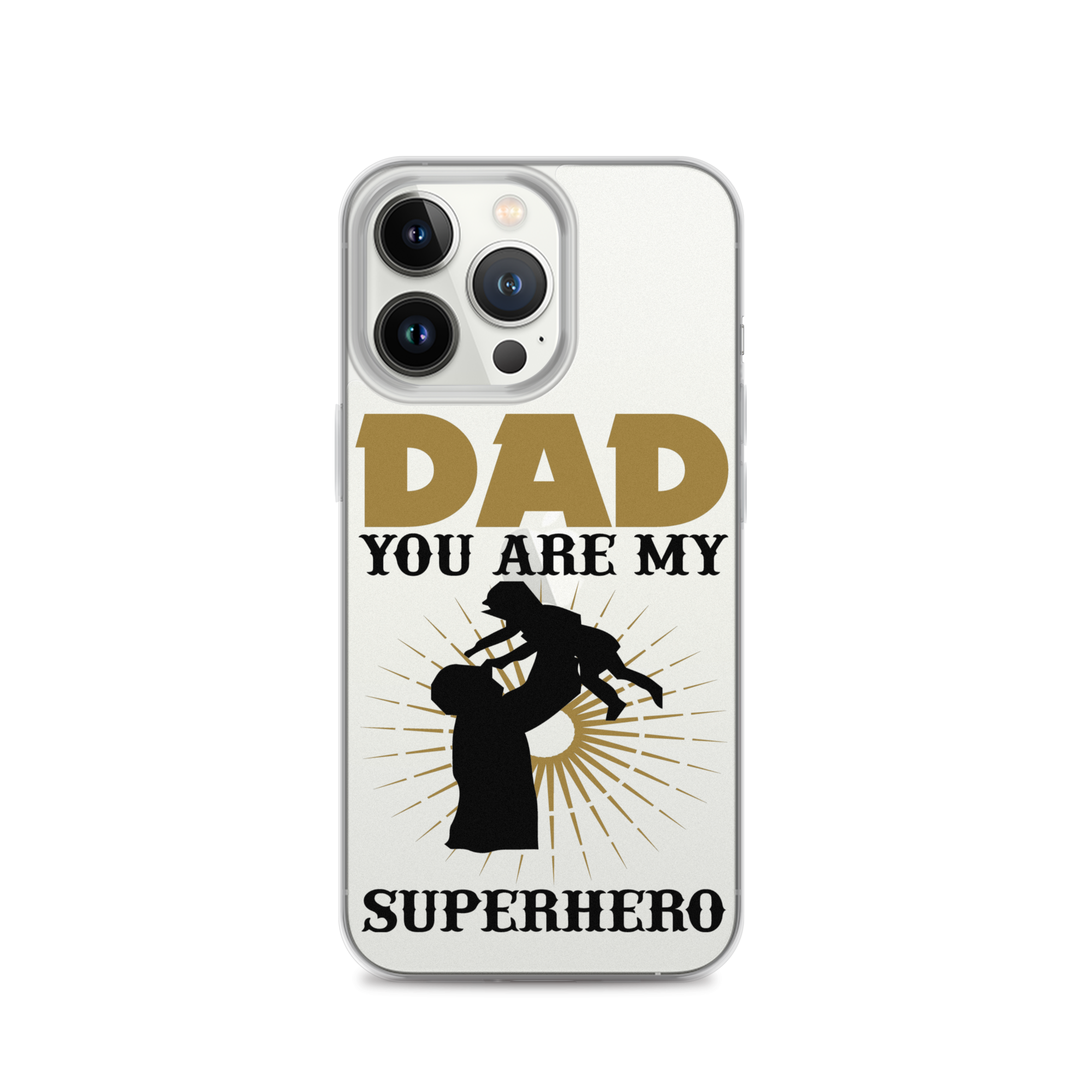 Dad You Are My Superhero Clear Case for iPhone®