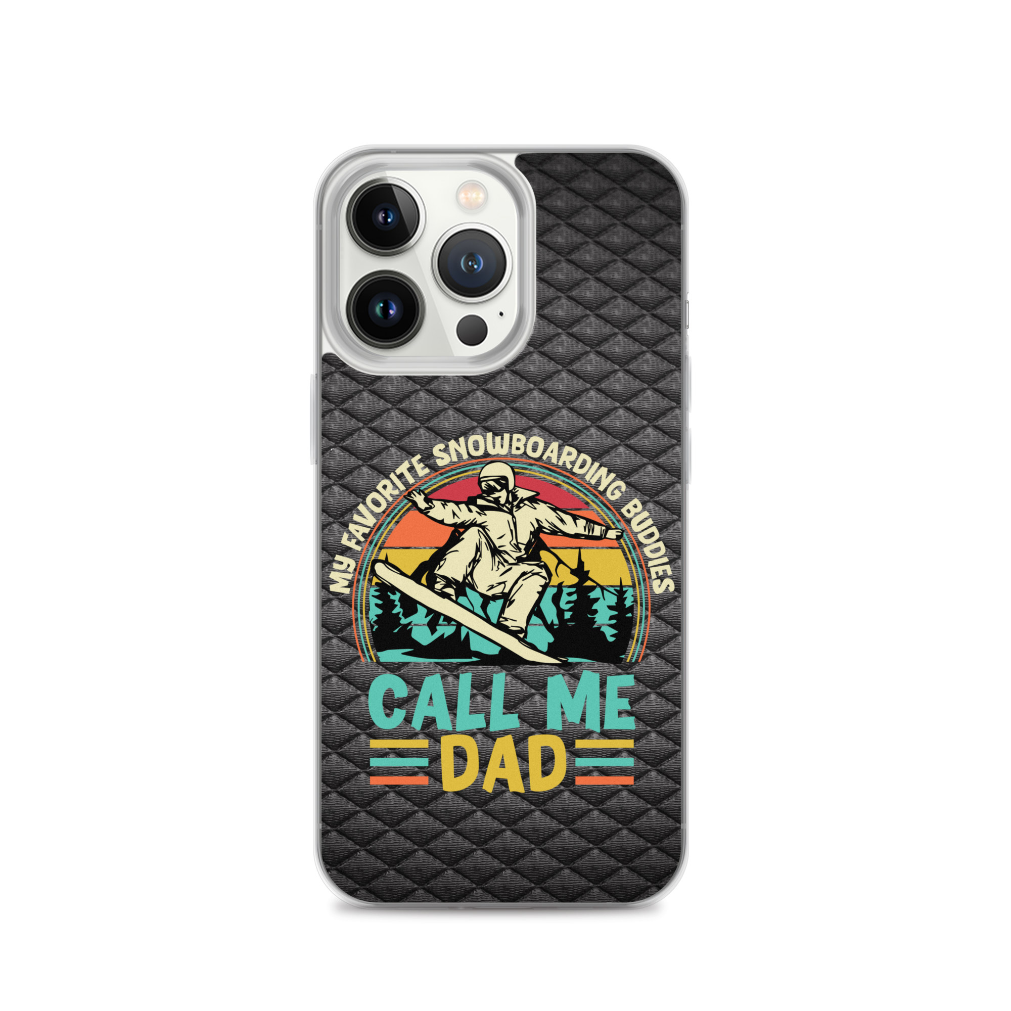 My Favorite Snowboarding Buddies Call Me Dad Clear Case for iPhone®