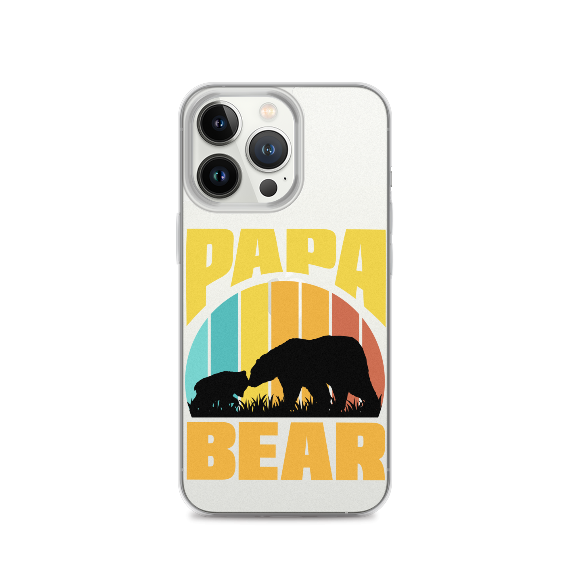 Papa Bear Clear Case for iPhone®