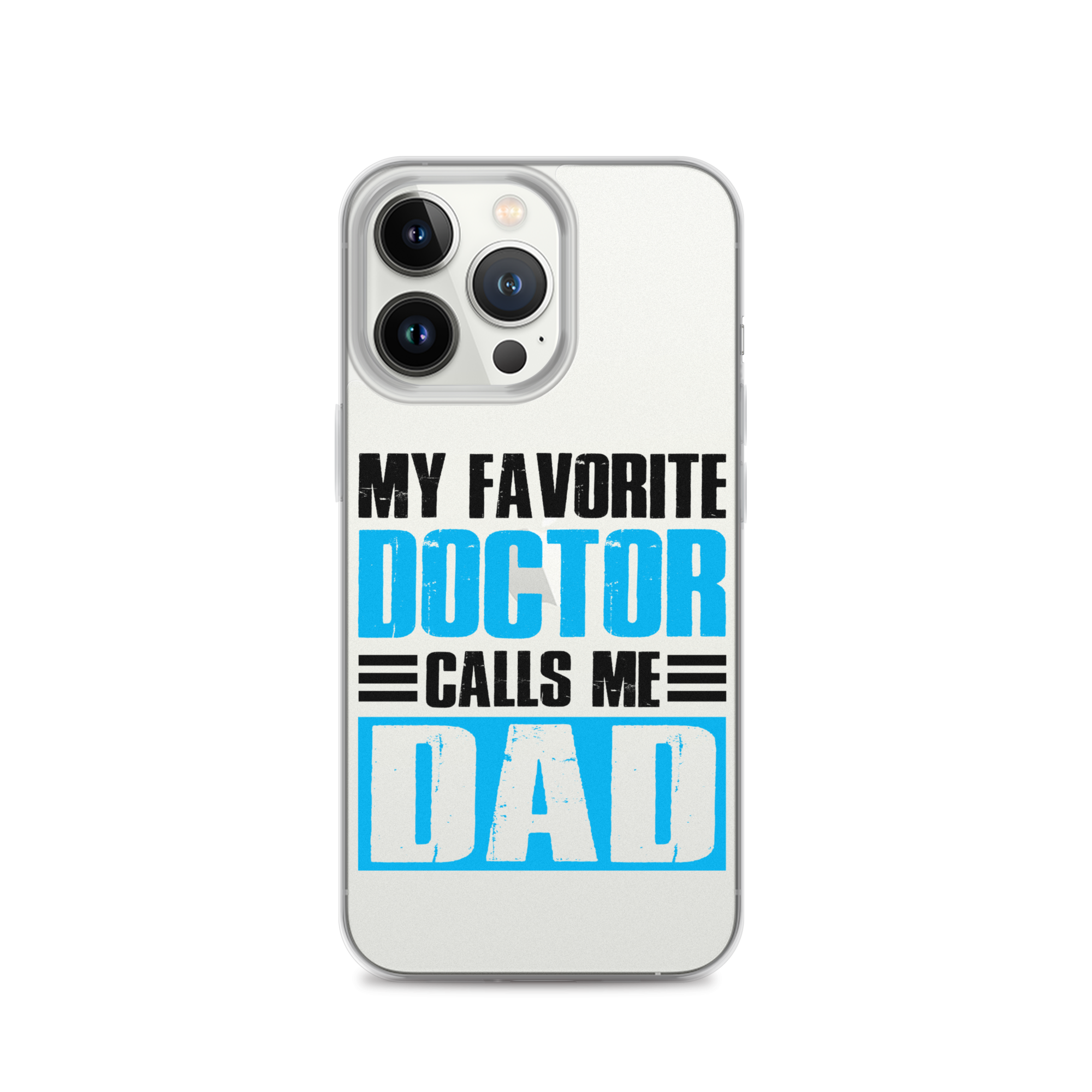 Mer Dad Don't Mess With My Mermaid Clear Case for iPhone®