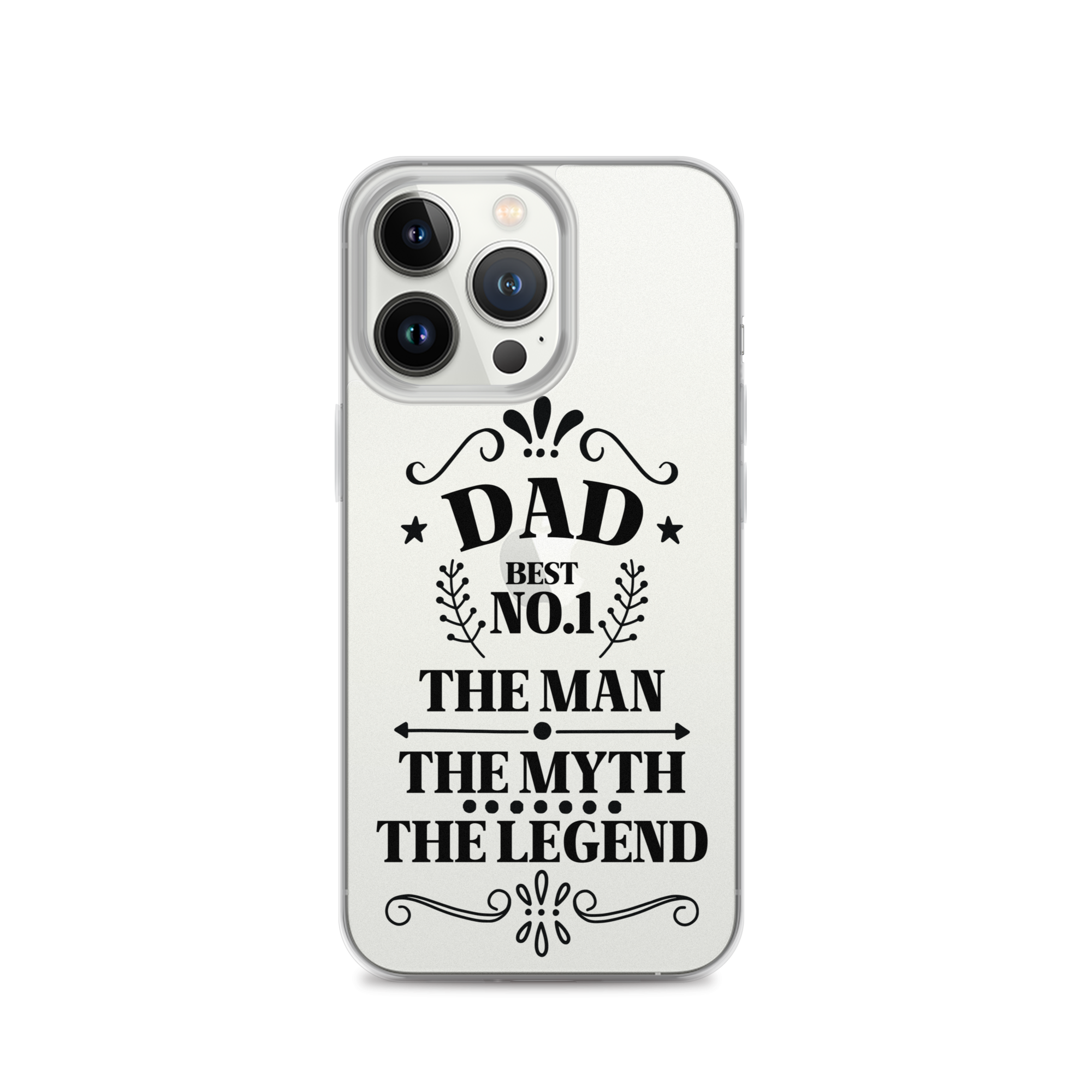 Dad Best Number 1 The Man The Myth The Legend Clear Case for iPhone®