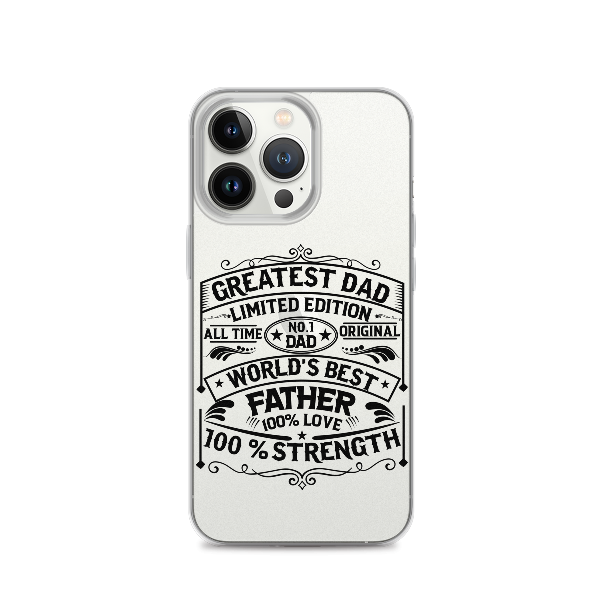 Greatest Dad Limited Edition All Time Clear Case for iPhone®