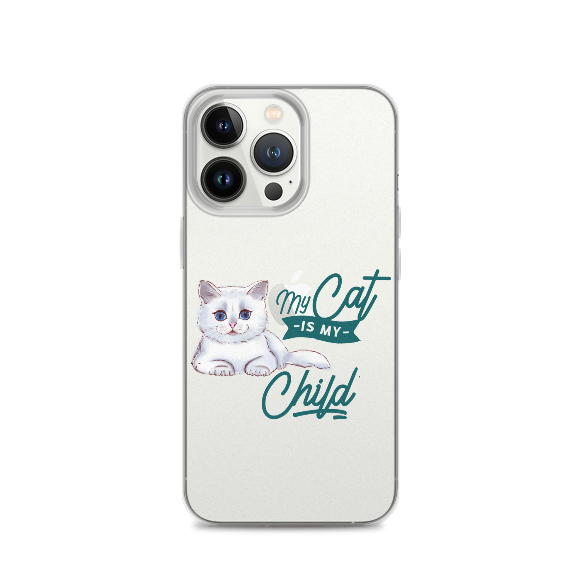 My Cat Is My Child Clear Case for iPhone®