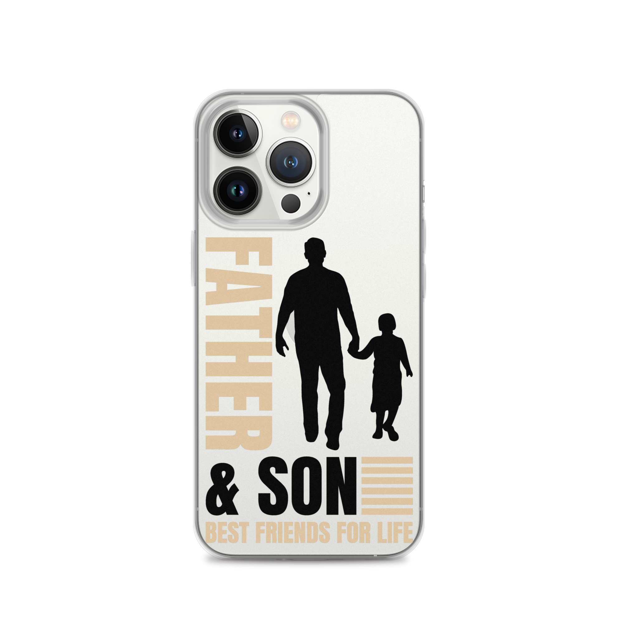 Father & Son Best Friends For Life Clear Case for iPhone®