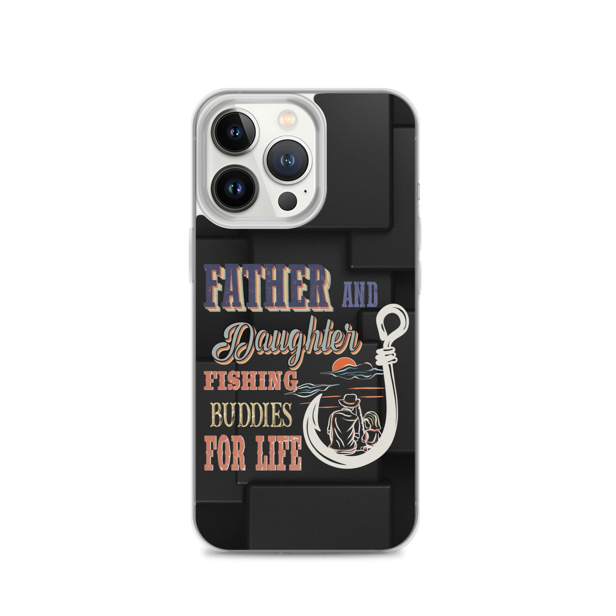 Father And Daughter Fishing Buddies For Life Clear Case for iPhone®