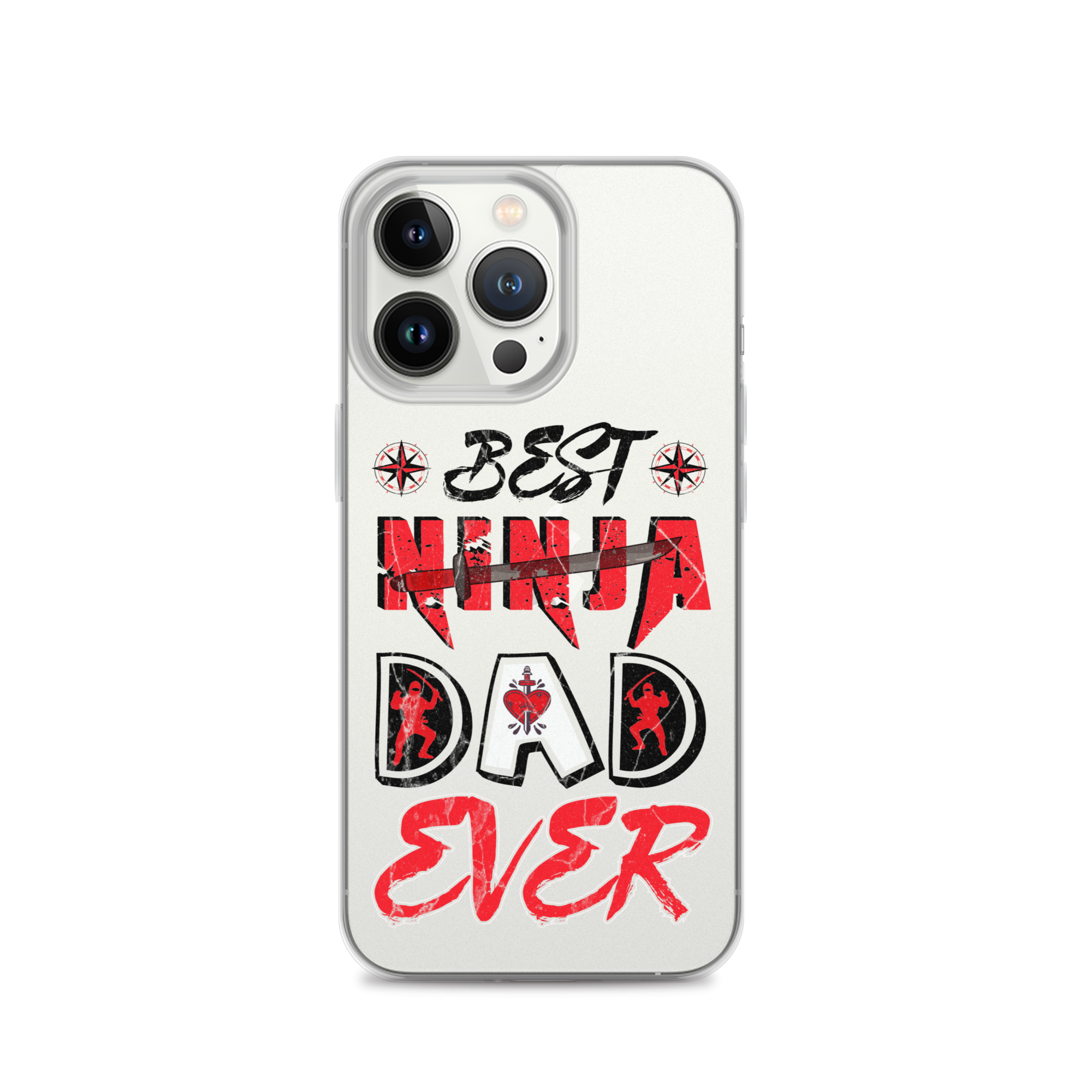 Best Ninja Dad Ever Clear Case for iPhone®