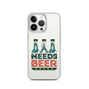 Dad Needs Beer Clear Case for iPhone®