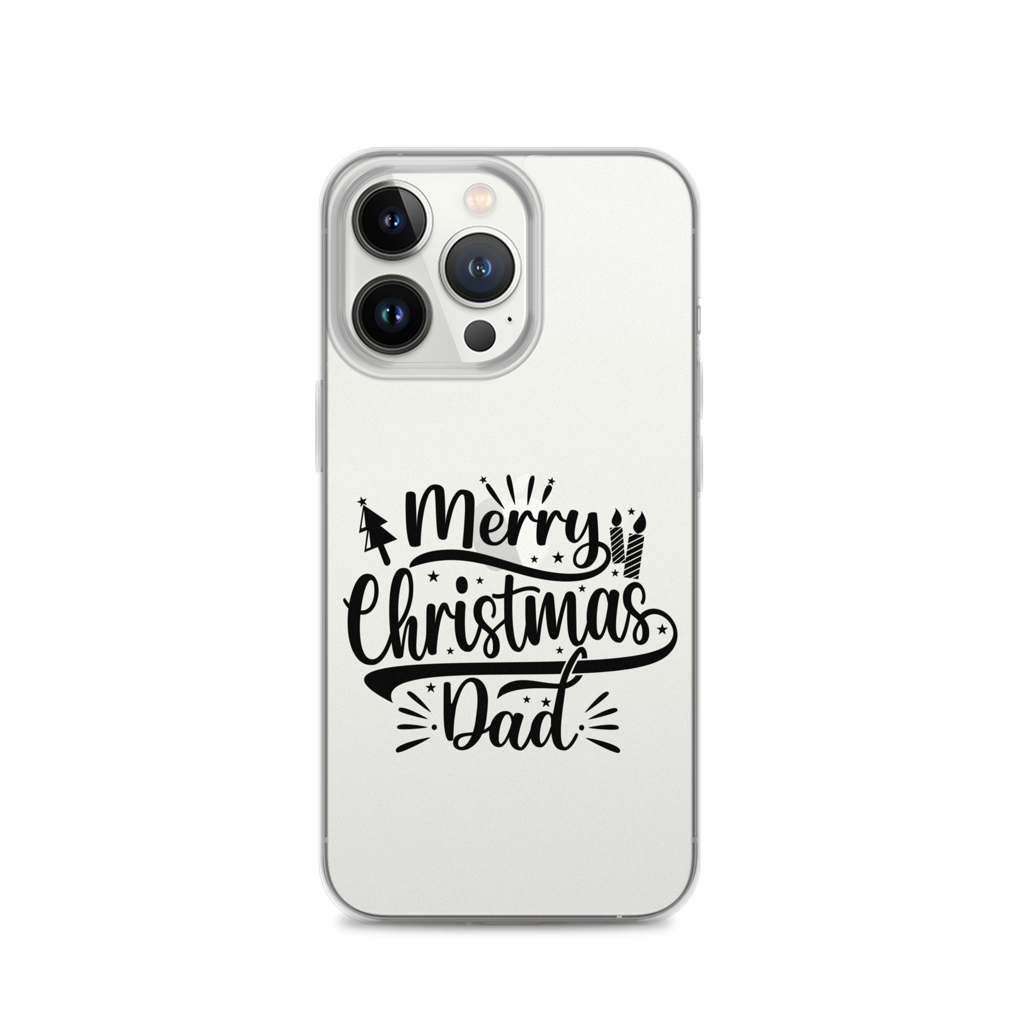 Merry Christmas Dad Clear Case for iPhone®