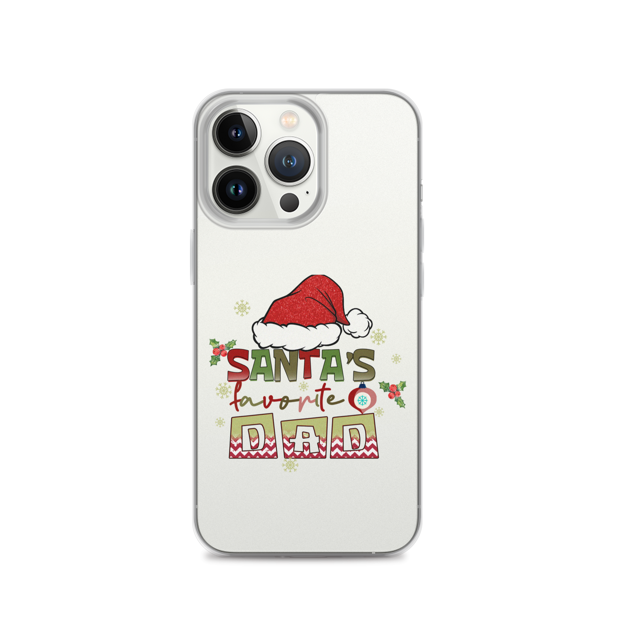 Santa's Favorite Dad Clear Case for iPhone®