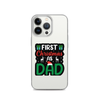 First Christmas As Dad Clear Case for iPhone®