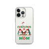 1st Christmas As A Mom Clear Case for iPhone®