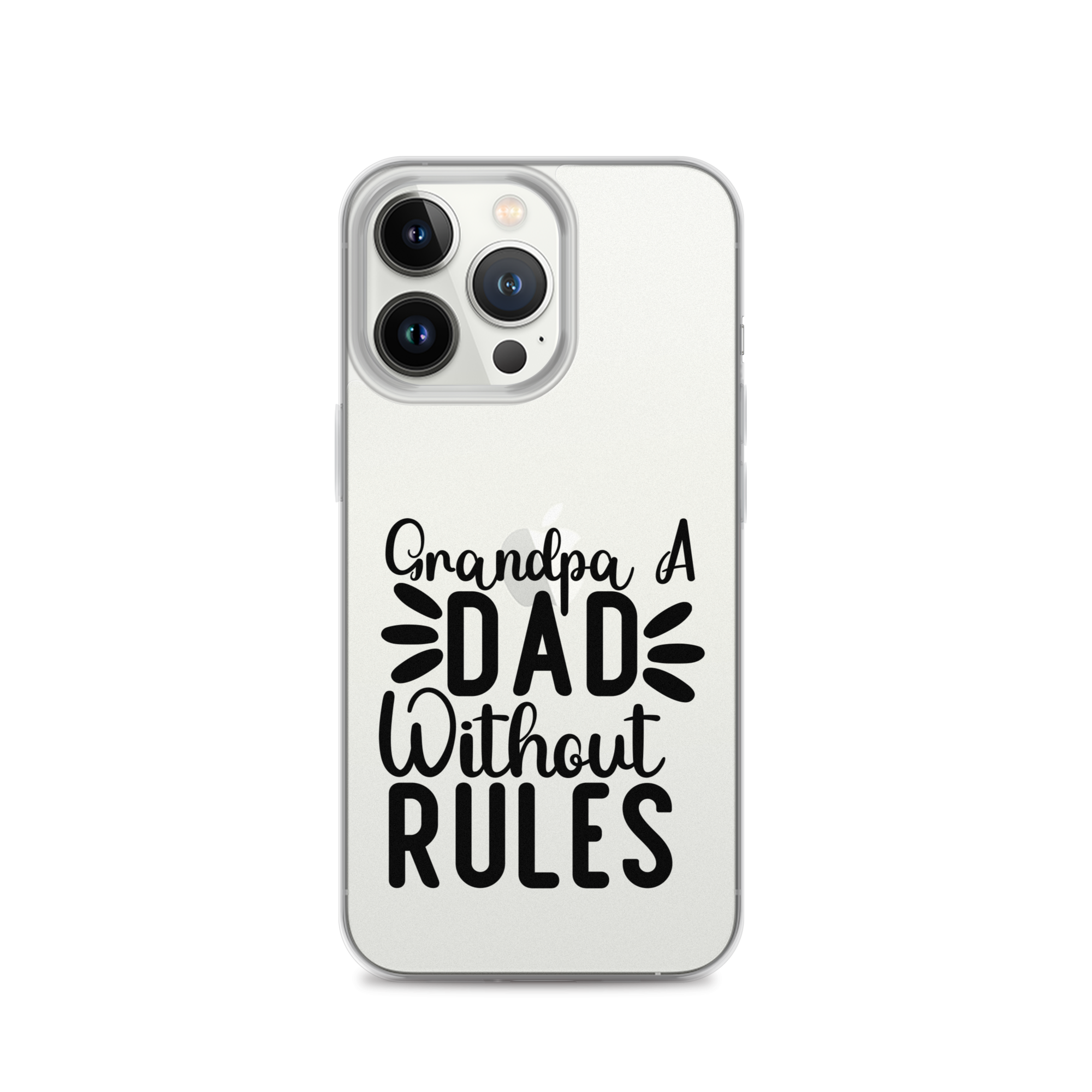 Grandpa A Dad Without Rules Clear Case for iPhone®