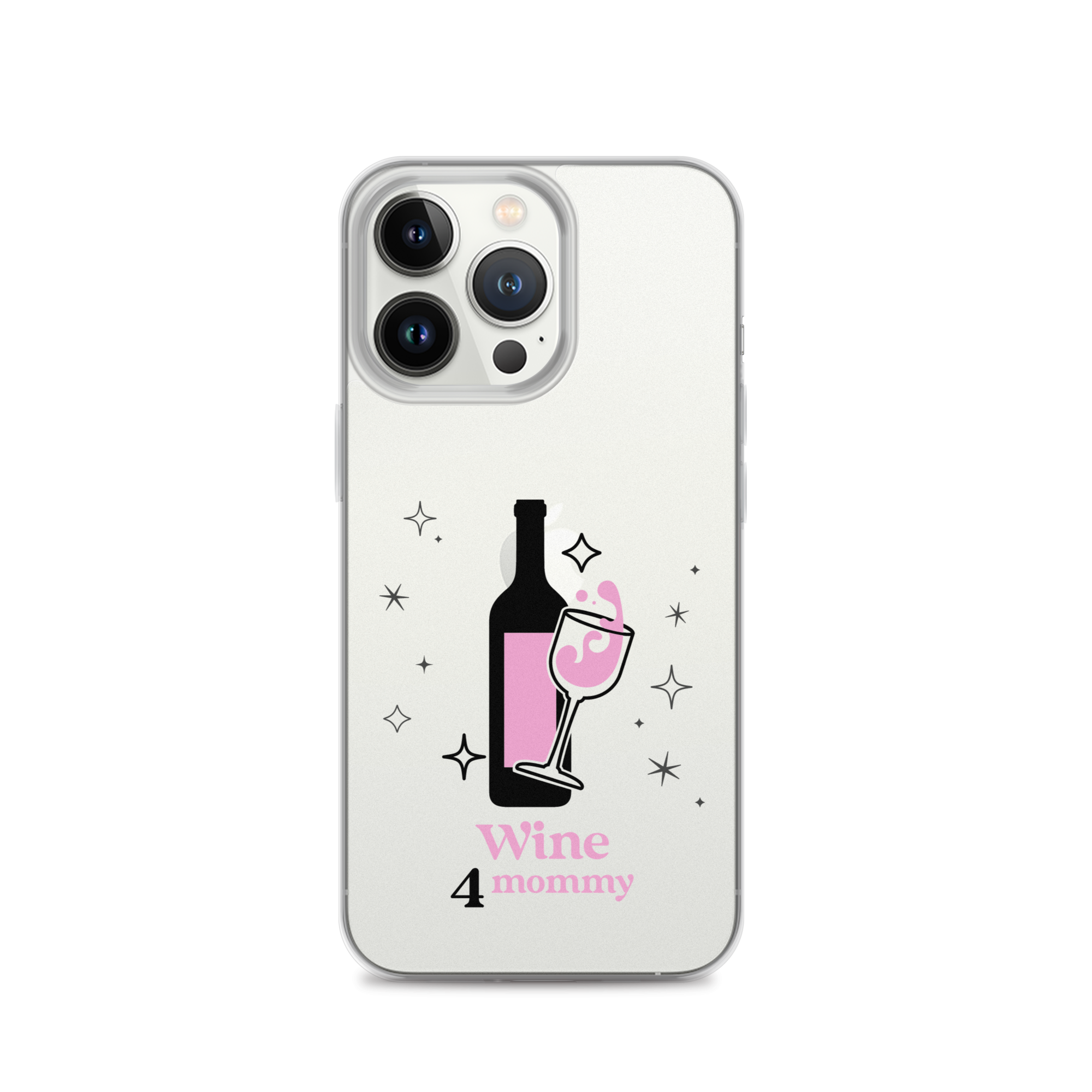 Wine For Mommy Clear Case for iPhone®