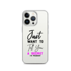 Just Want to Tell You A Secret I'm Pregnant Clear Case for iPhone®