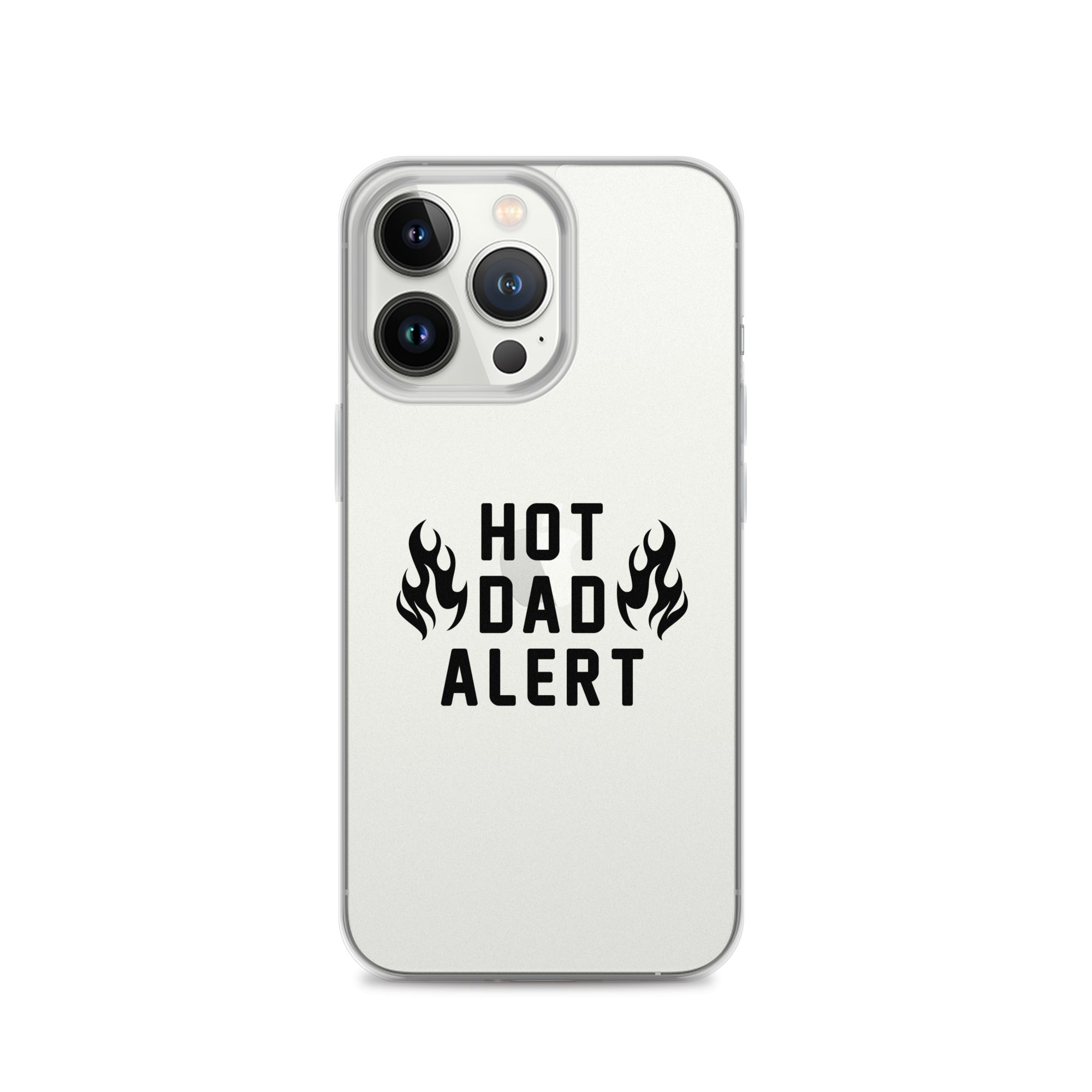 Hot Dad Alert Clear Case for iPhone®