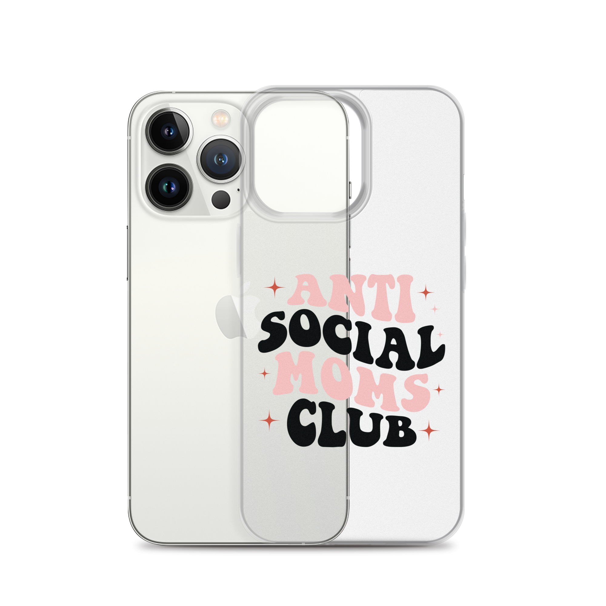 Anti Social Moms Club Clear Case for iPhone®