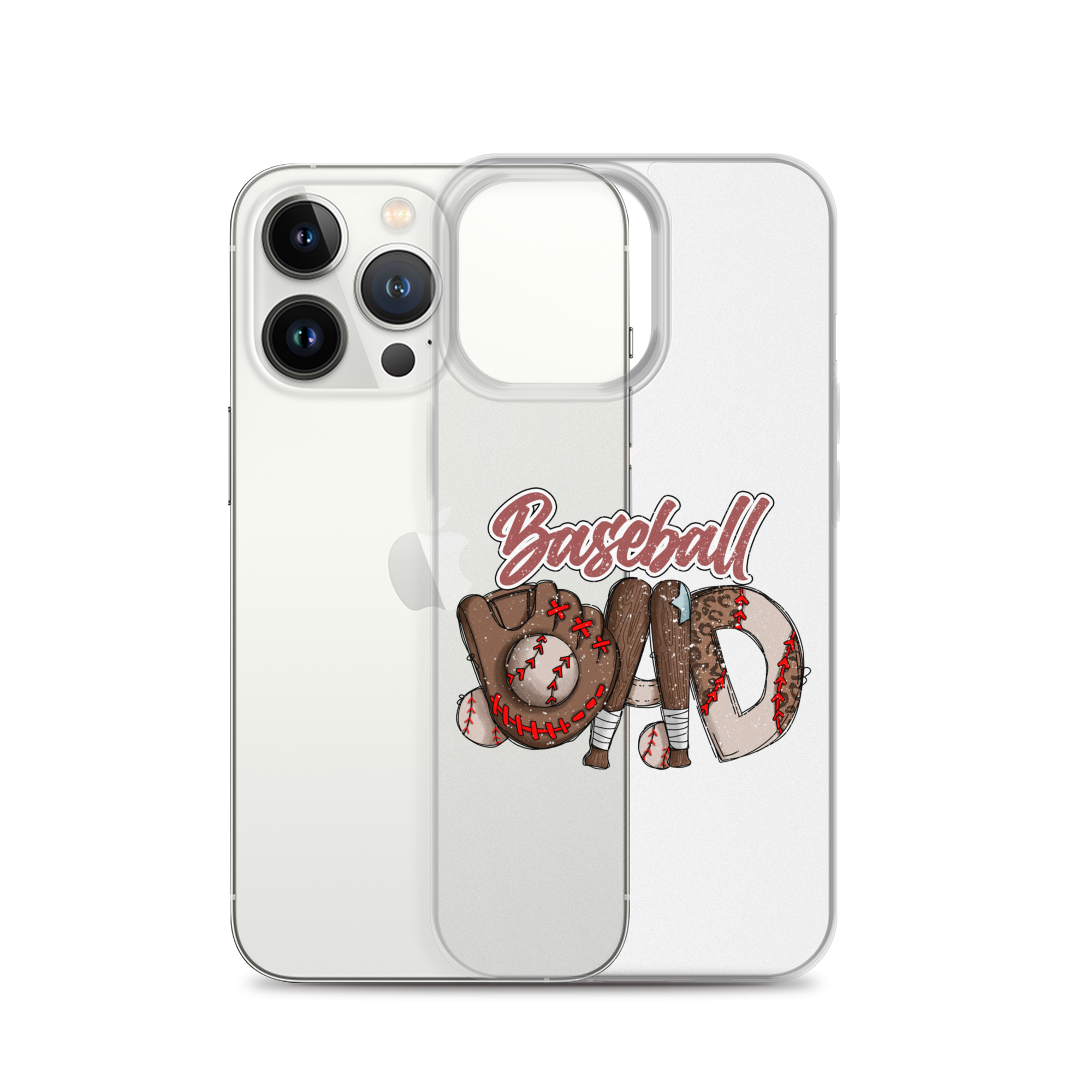 Baseball Dad Clear Case for iPhone®