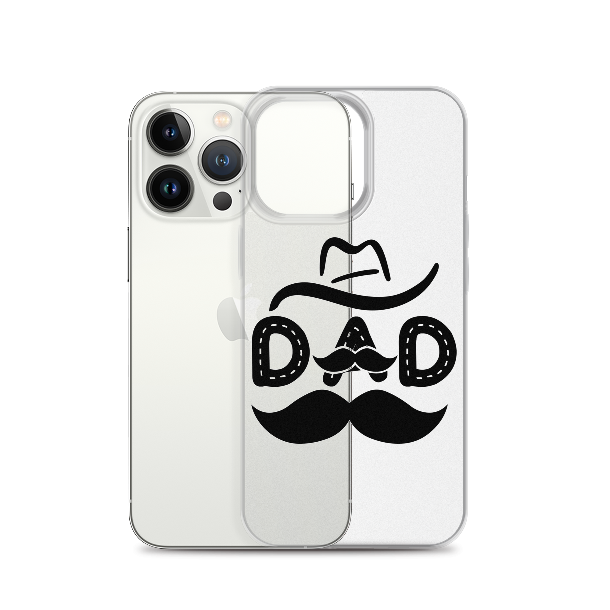 Dad Cowboy Clear Case for iPhone®