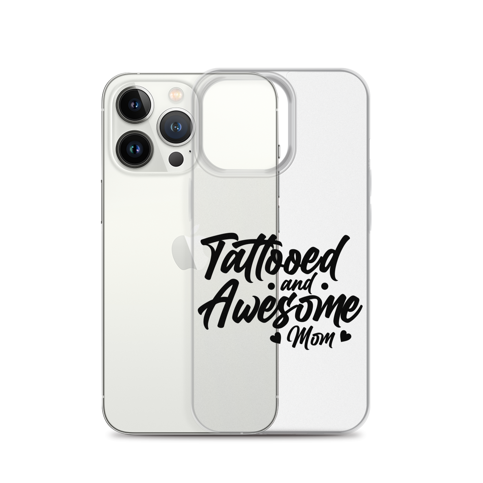 Tattooed And Awesome Mom Clear Case for iPhone®