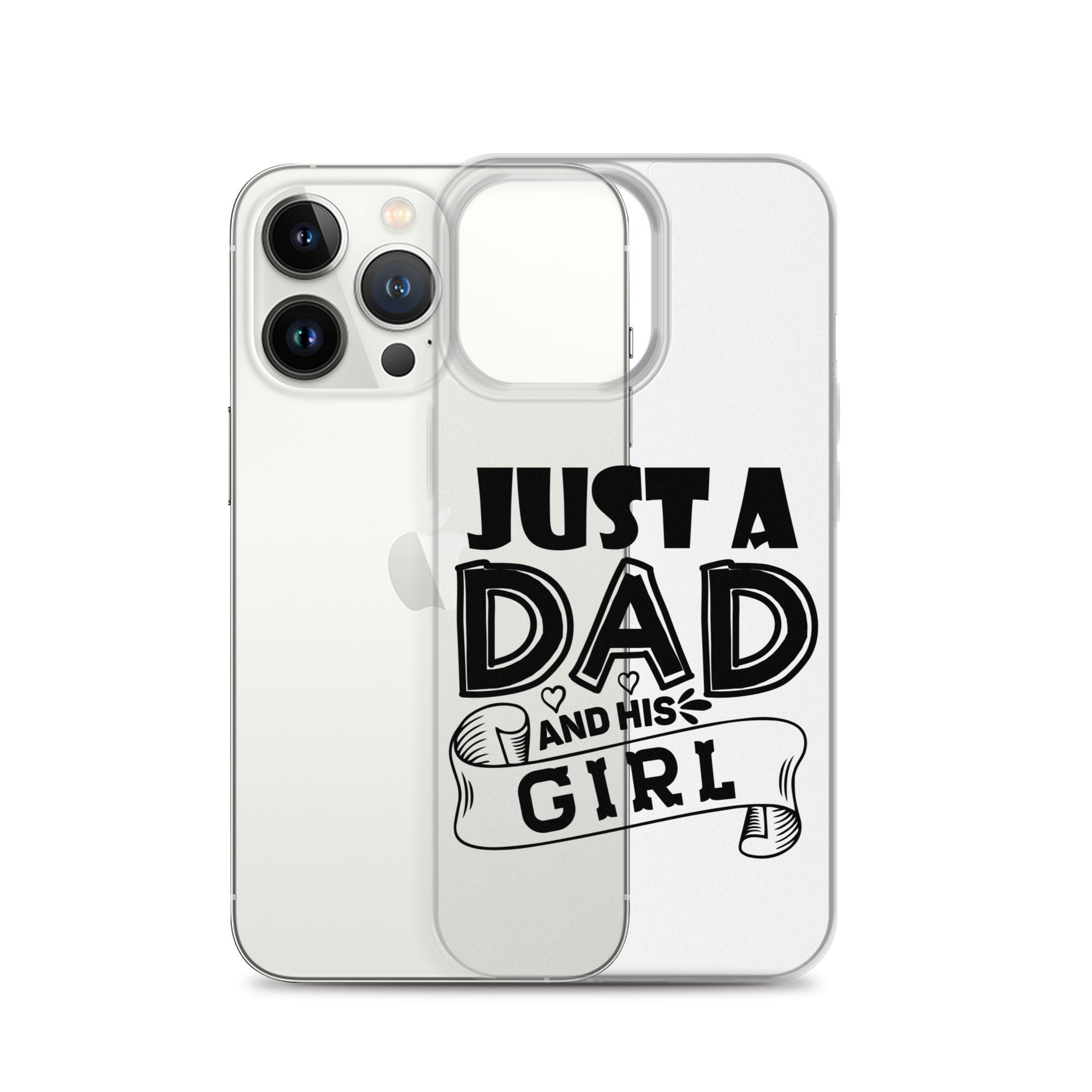 Just A Dad And His Girl Clear Case for iPhone®