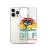 Dilf Damn I Love Fishing Clear Case for iPhone®