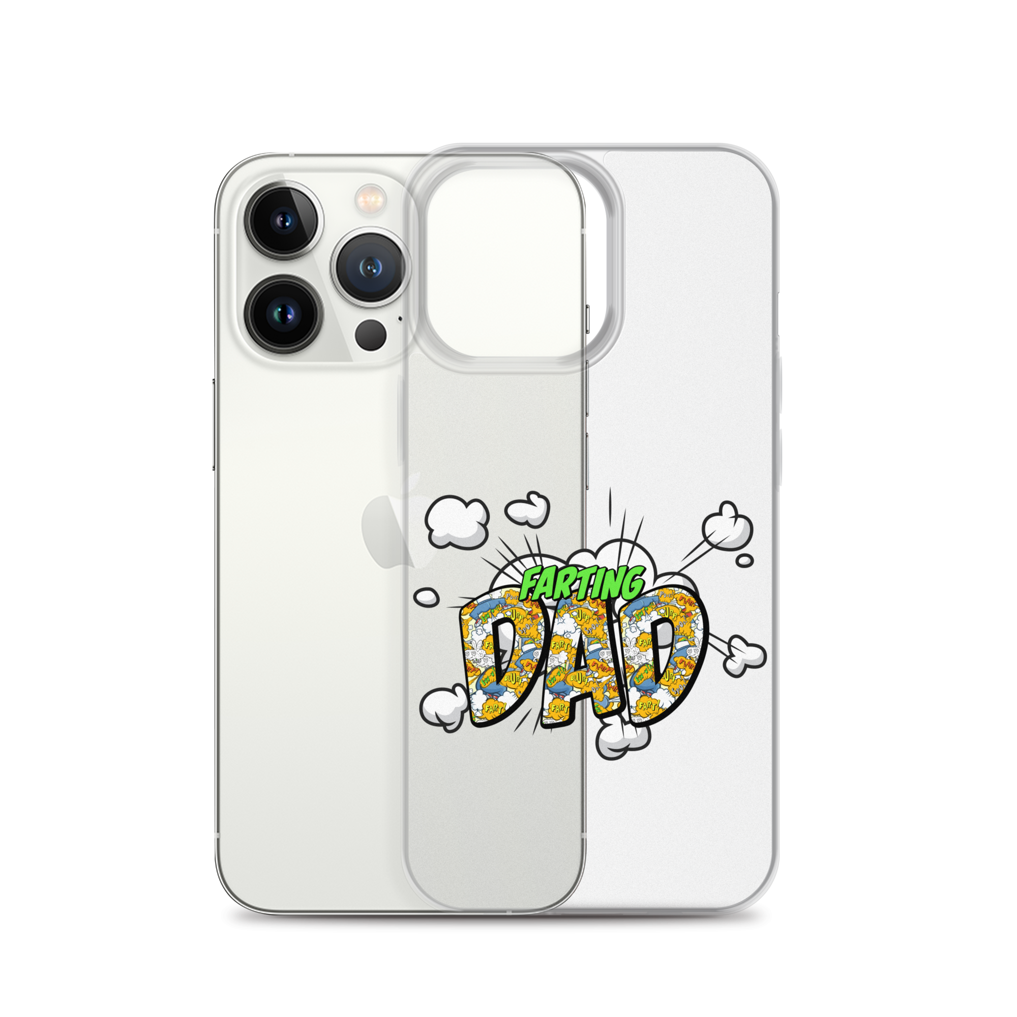 Farting Dad Clear Case for iPhone®