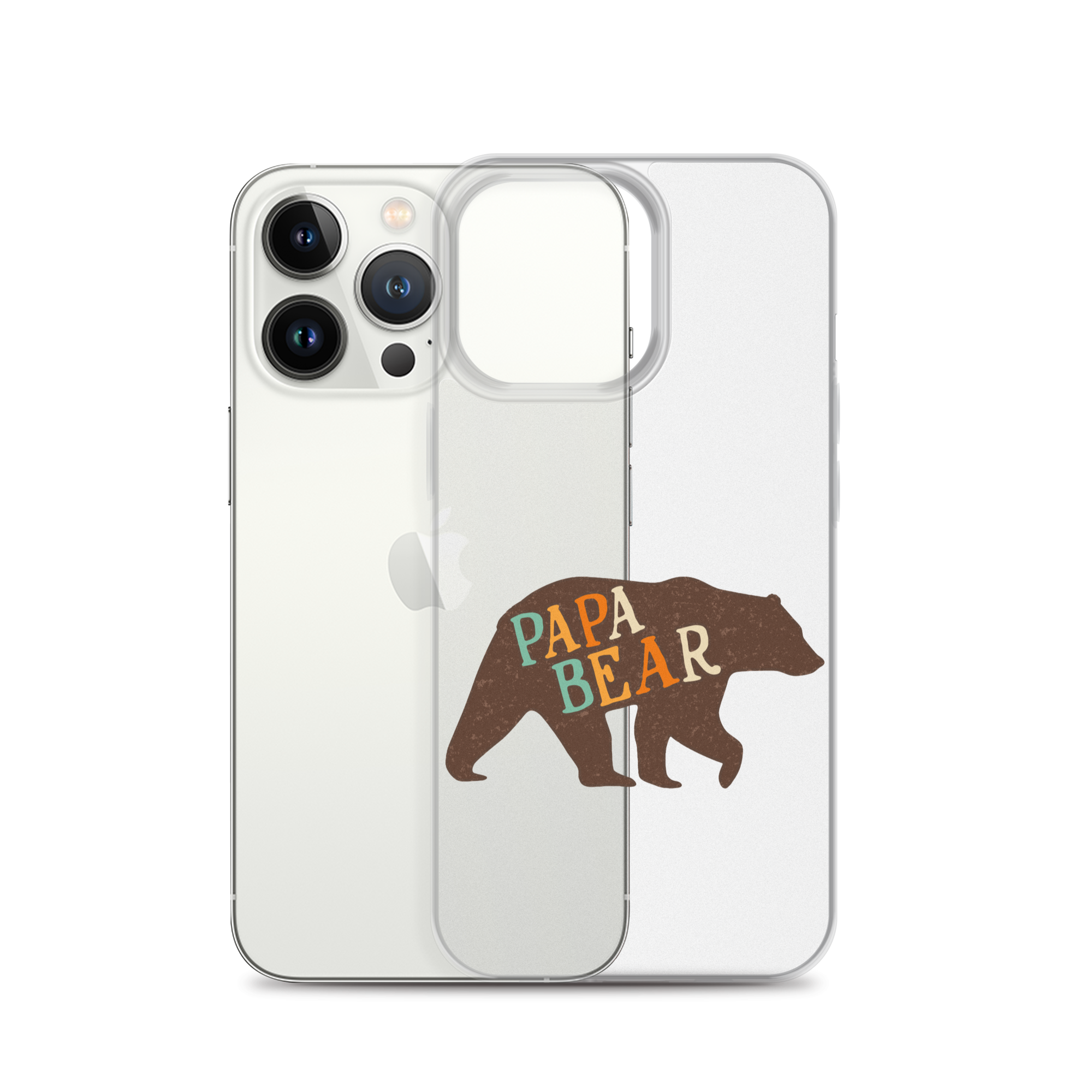 Papa Bear Clear Case for iPhone®