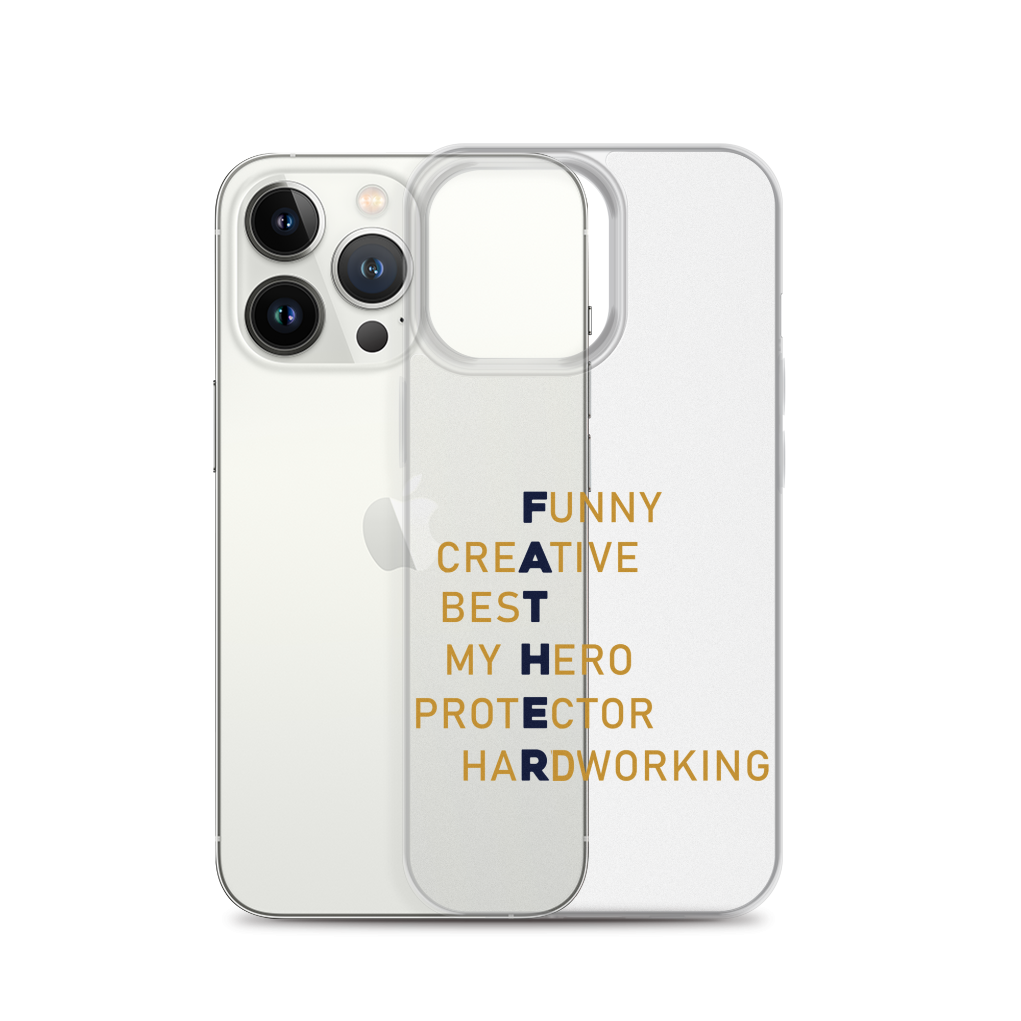 Funny Creative Best My Hero Protector HardWorking Clear Case for iPhone®