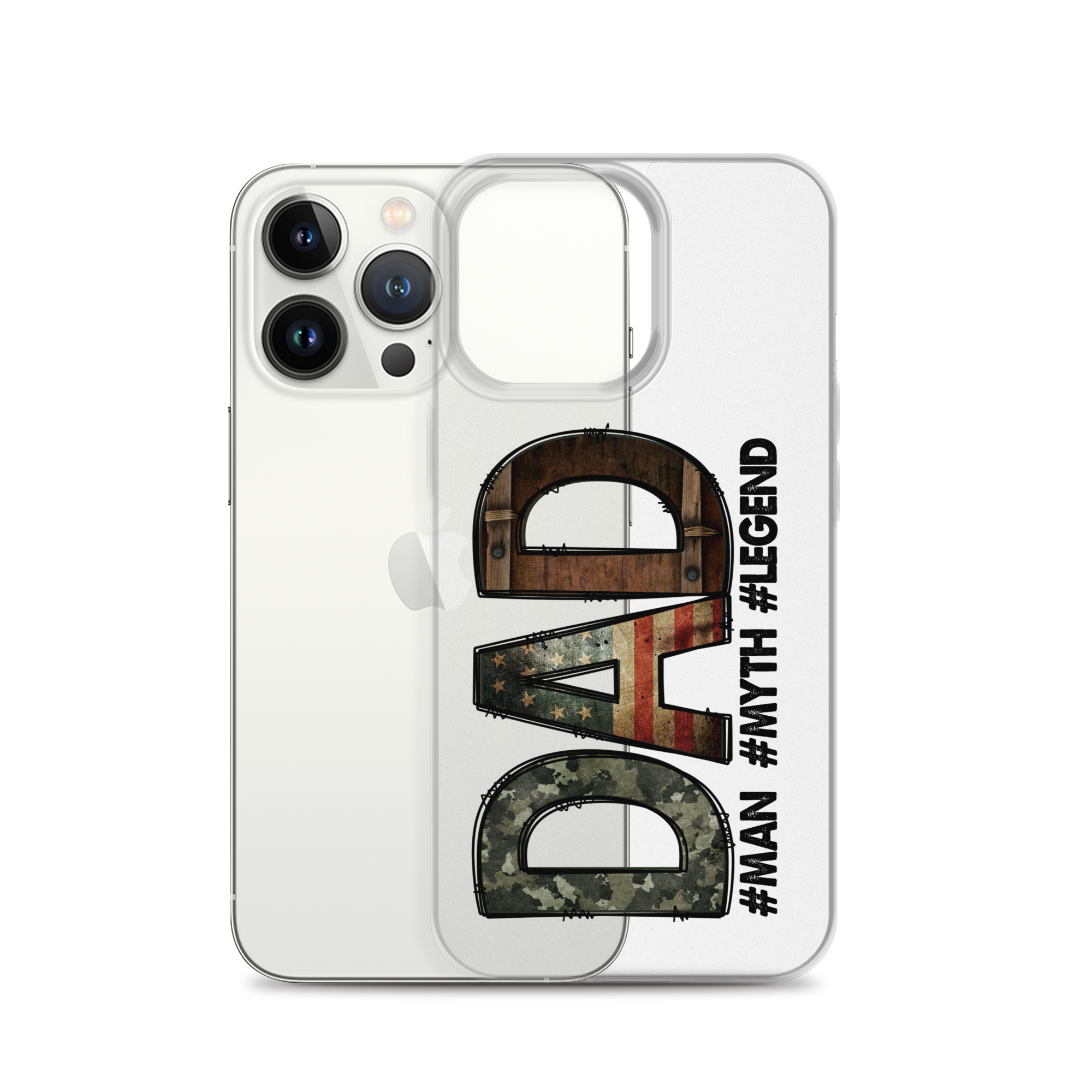 Dad #Man #Myth #Legend Clear Case for iPhone®