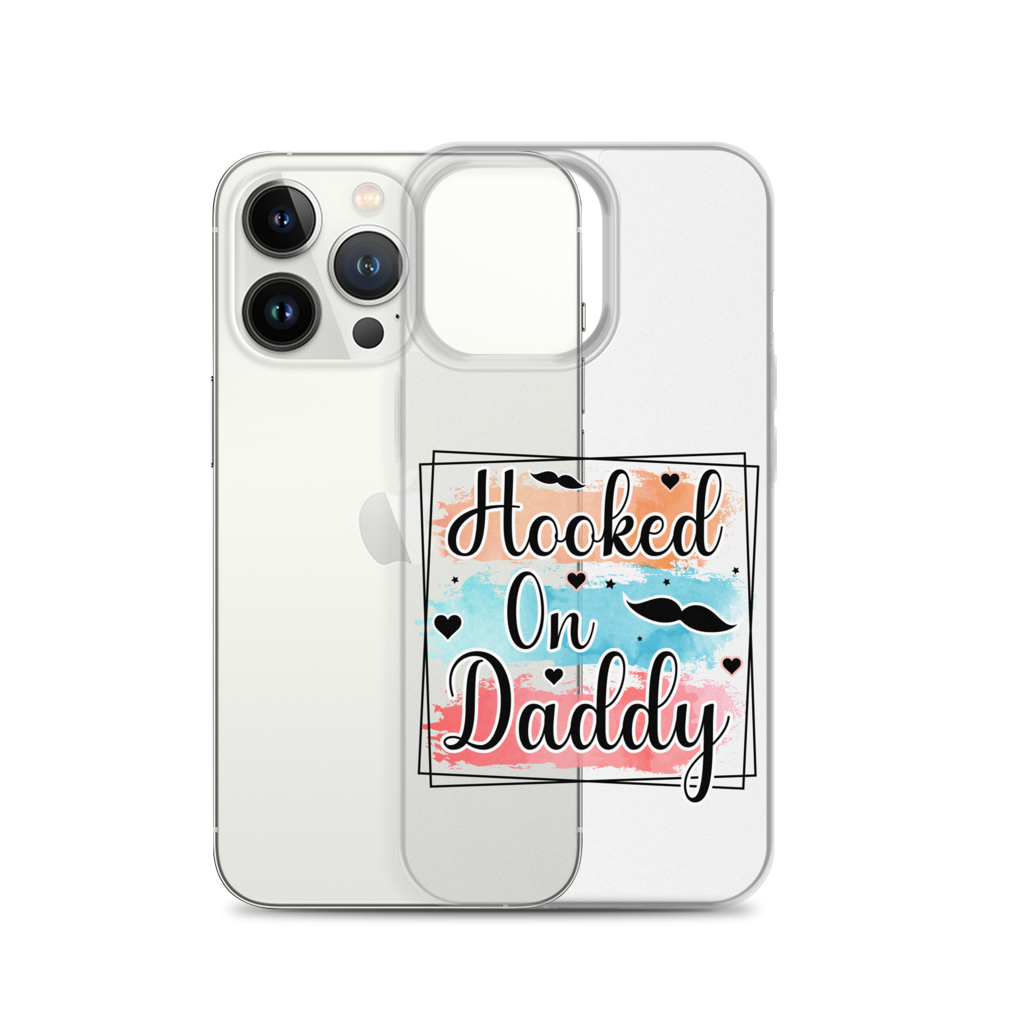 Hooked On Daddy Clear Case for iPhone®