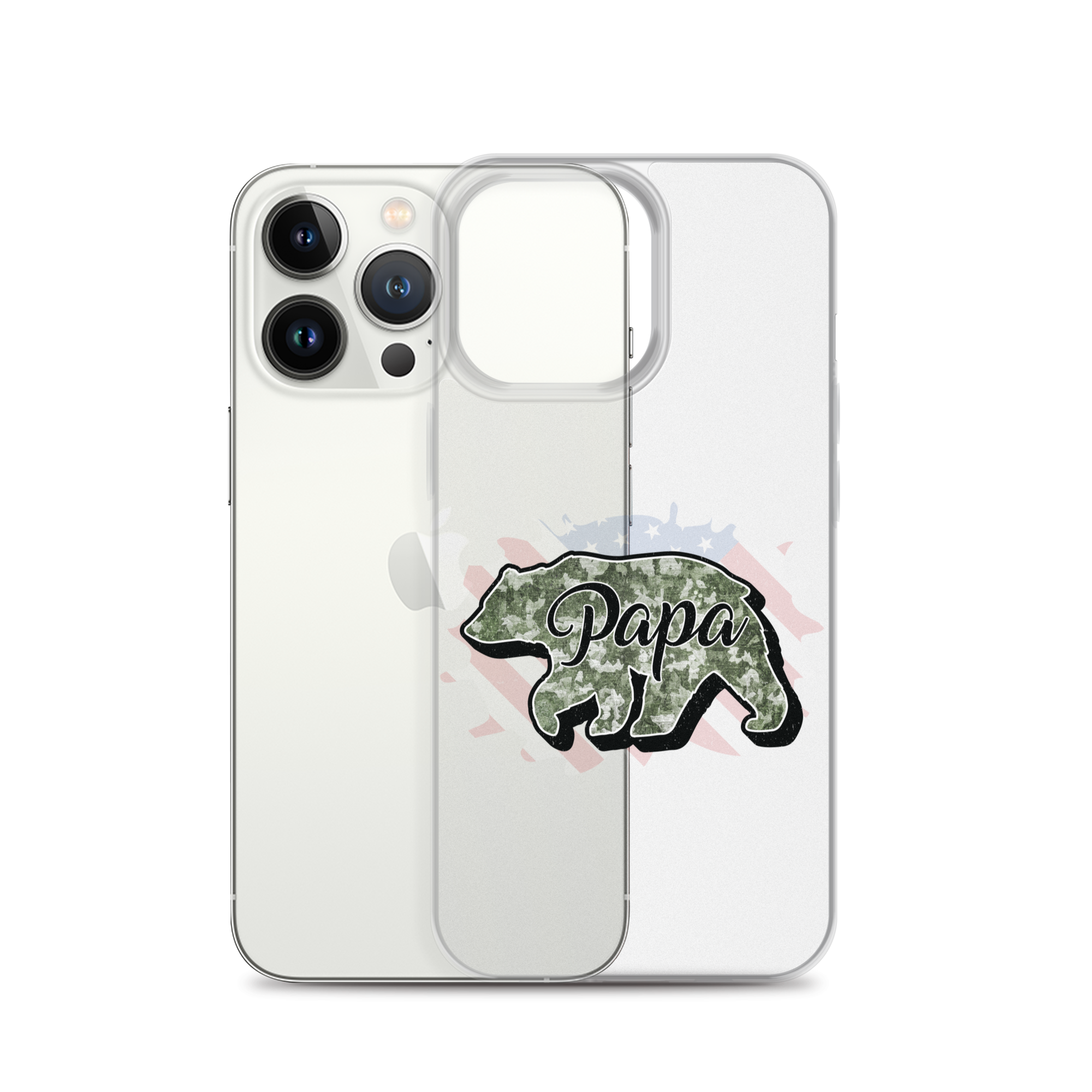 Bear Papa Clear Case for iPhone®