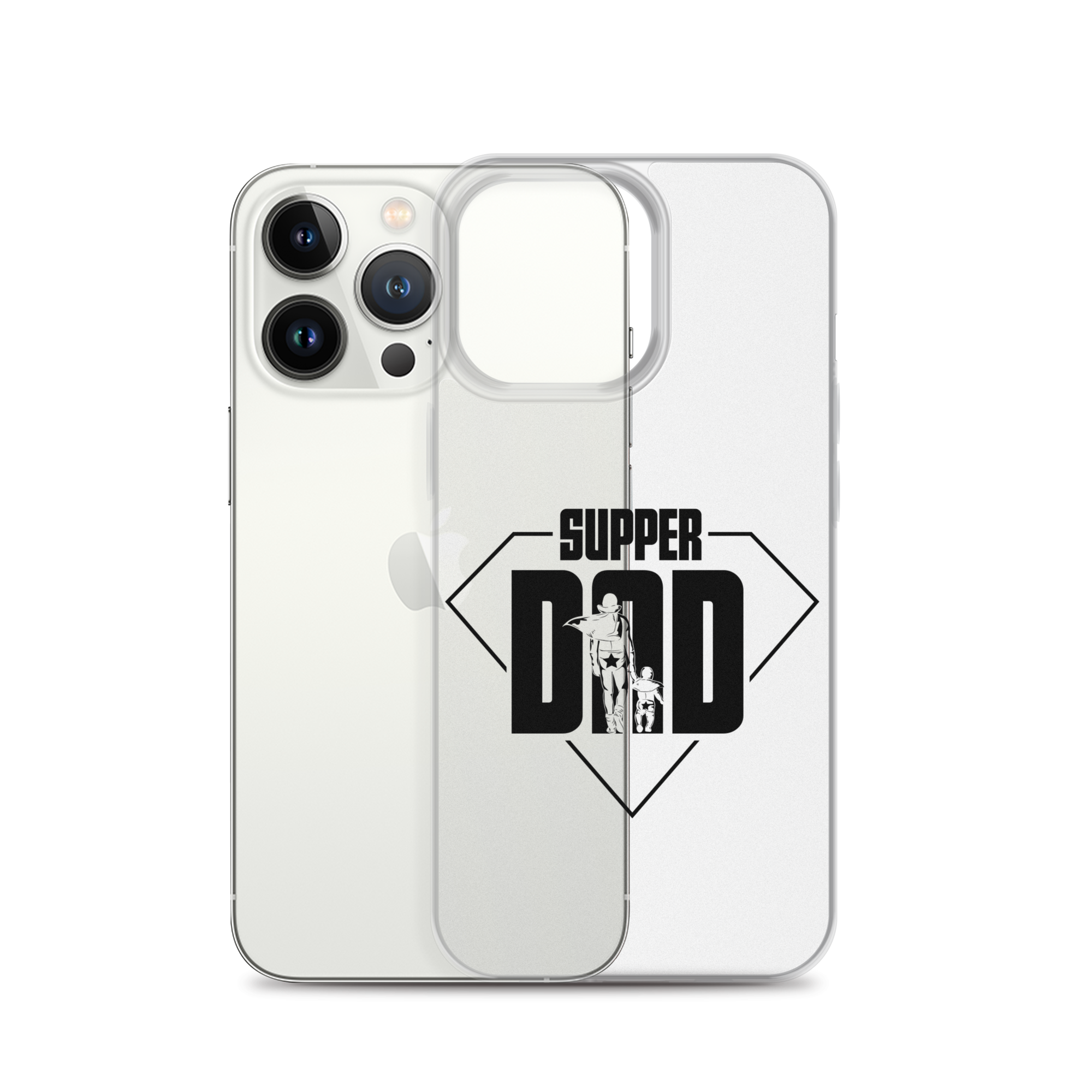 Super Dad Clear Case for iPhone®