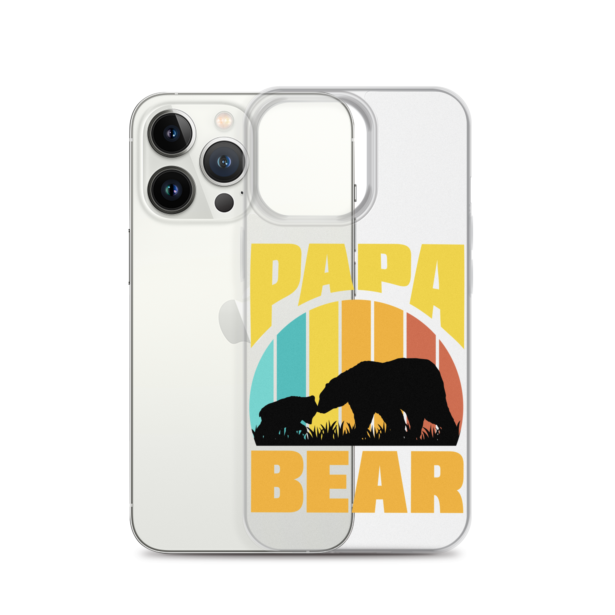 Papa Bear Clear Case for iPhone®