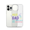 Mer Dad Don't Mess With My Mermaid Clear Case for iPhone®