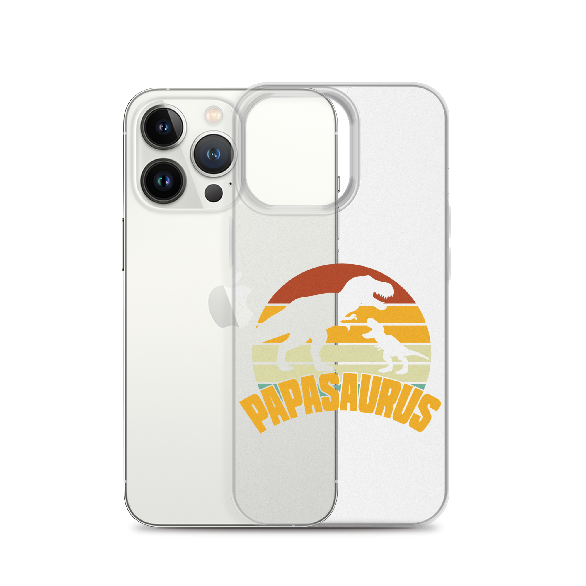 Papasaurus Clear Case for iPhone®