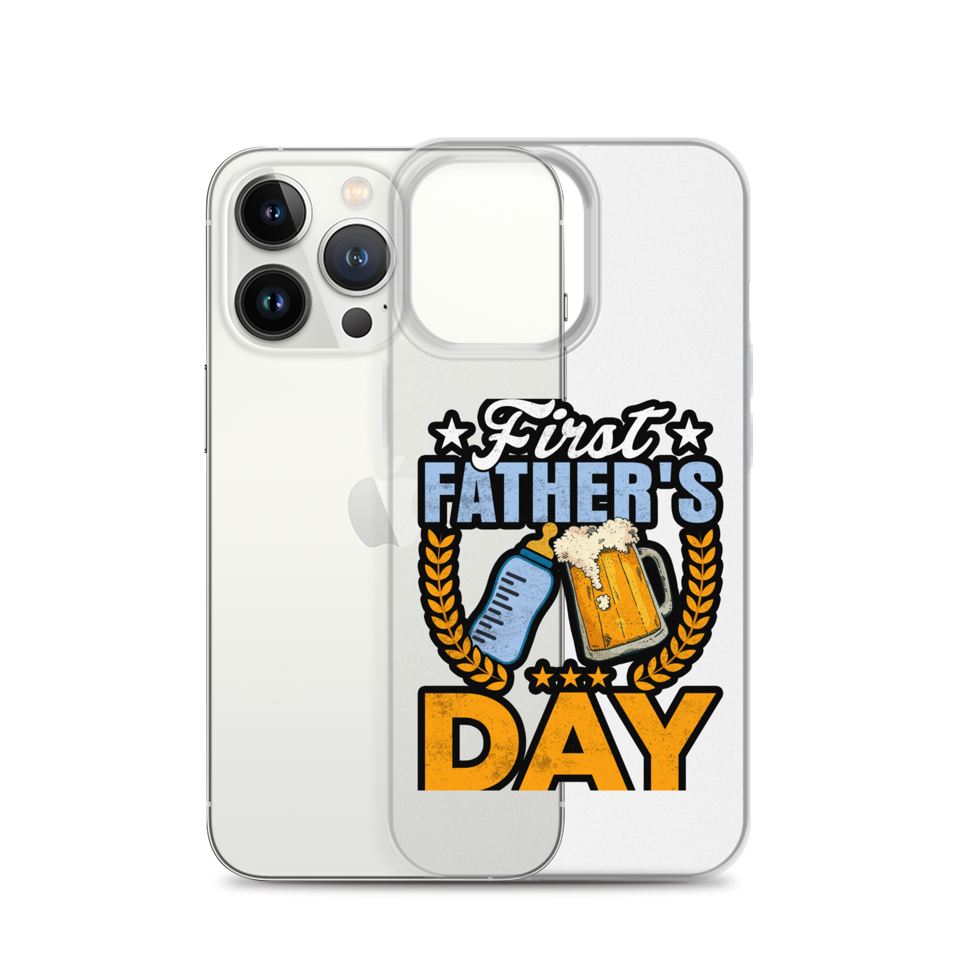 First Father's Day Clear Case for iPhone®