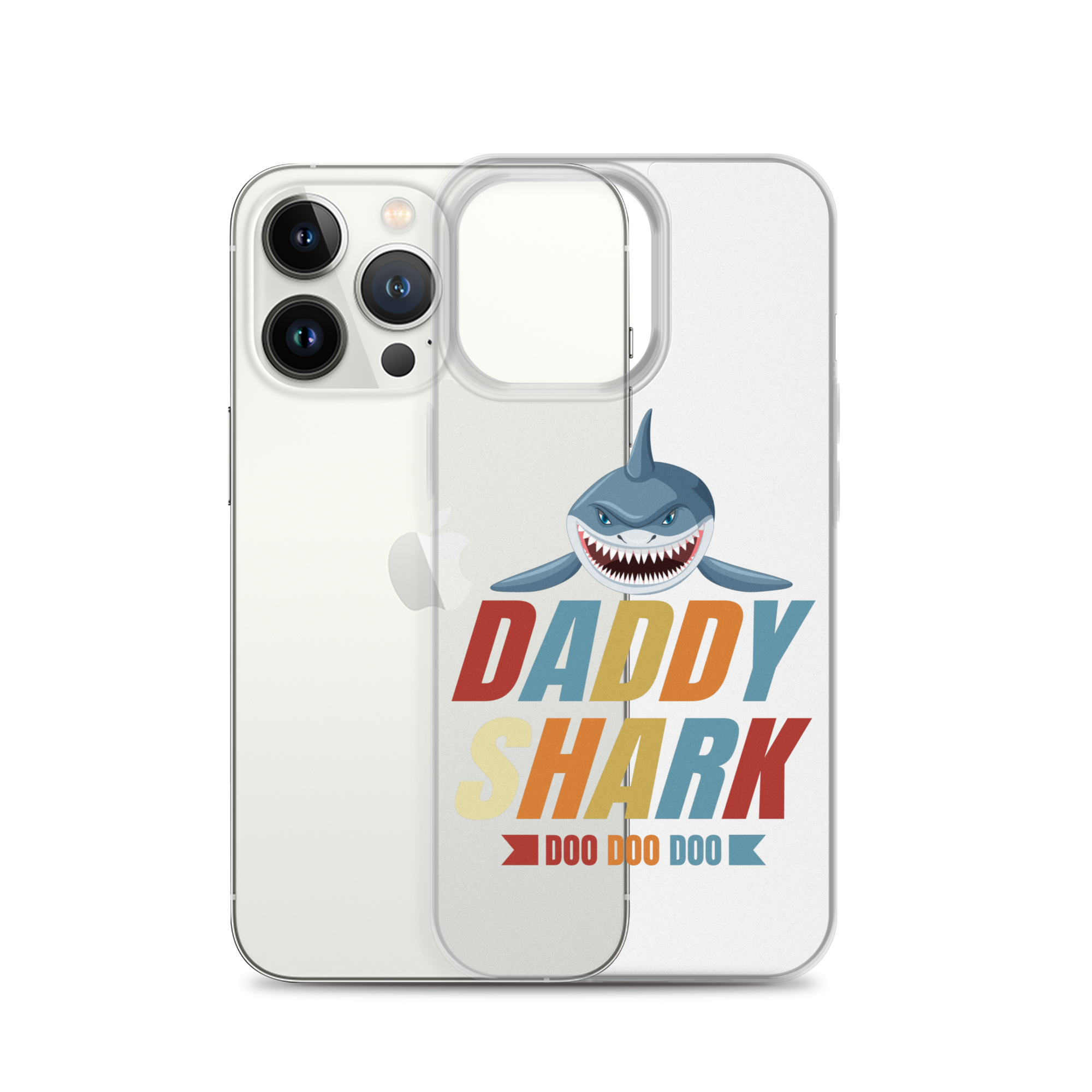 Daddy Shark Doo Doo Doo Clear Case for iPhone®