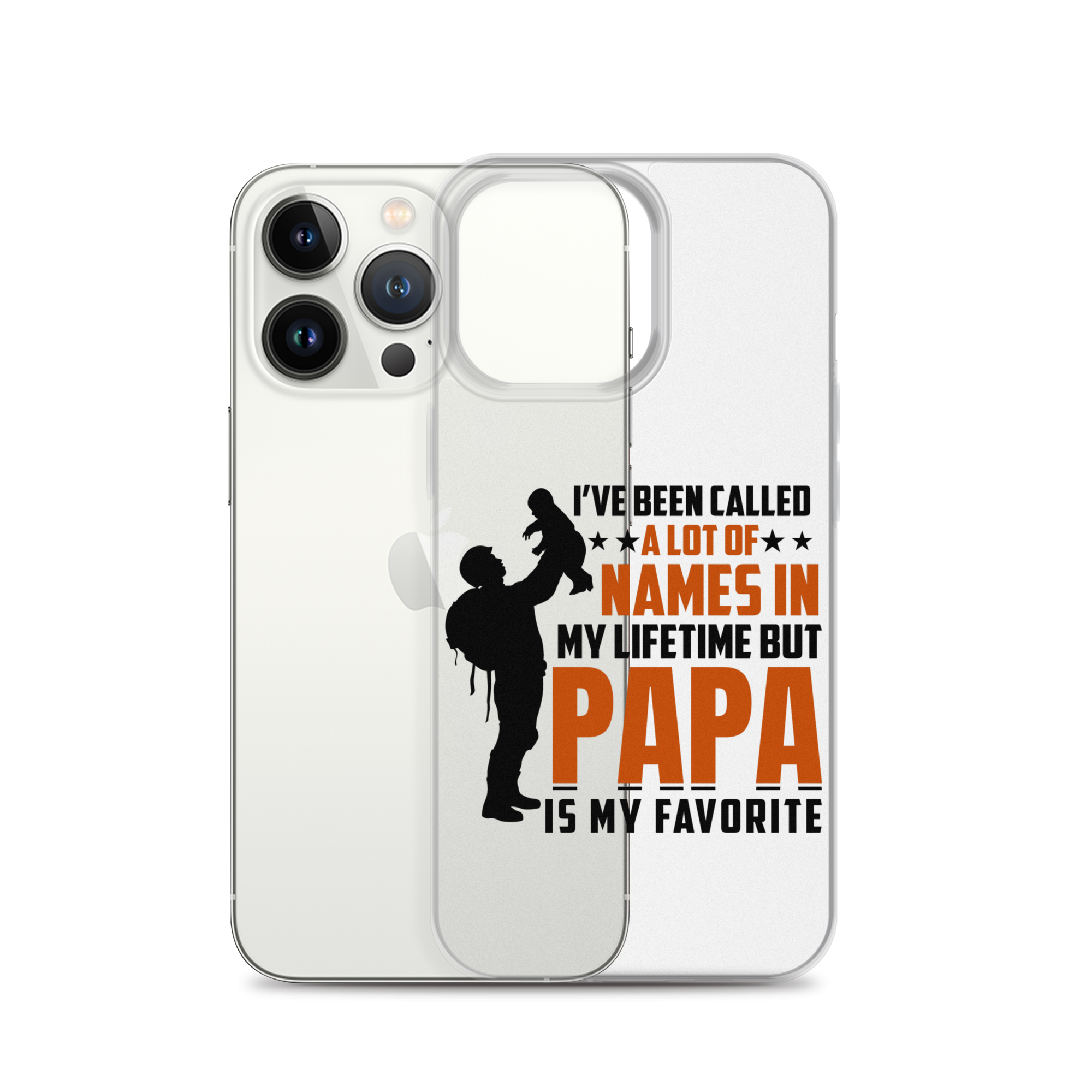 I've Been Called A Lot Of Names In My Lifetime But Papa Is My Favorite Clear Case for iPhone®