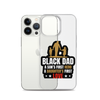 Black Dad A Son's First Hero A Daughter's First Love Clear Case for iPhone®