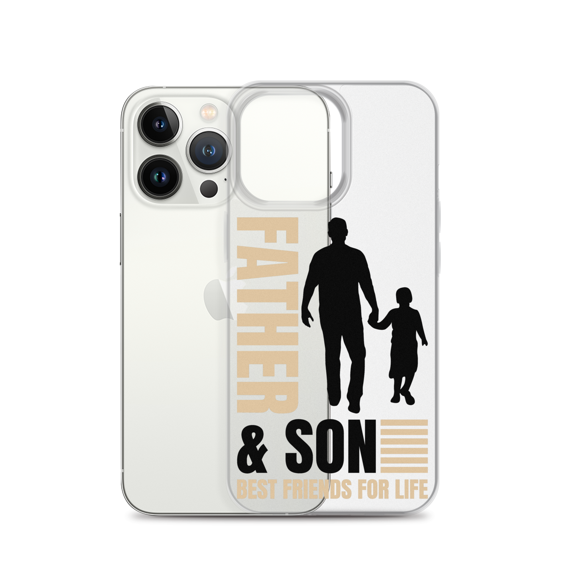 Father & Son Best Friends For Life Clear Case for iPhone®