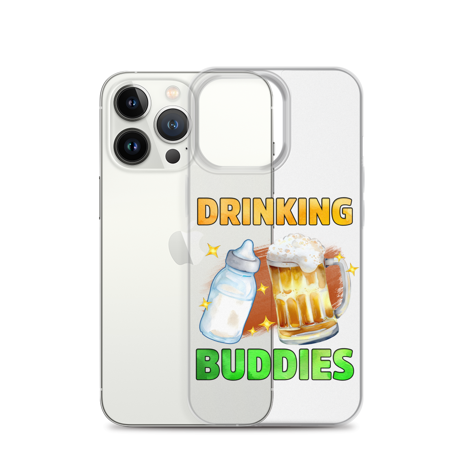 Drinking Buddies Clear Case for iPhone®