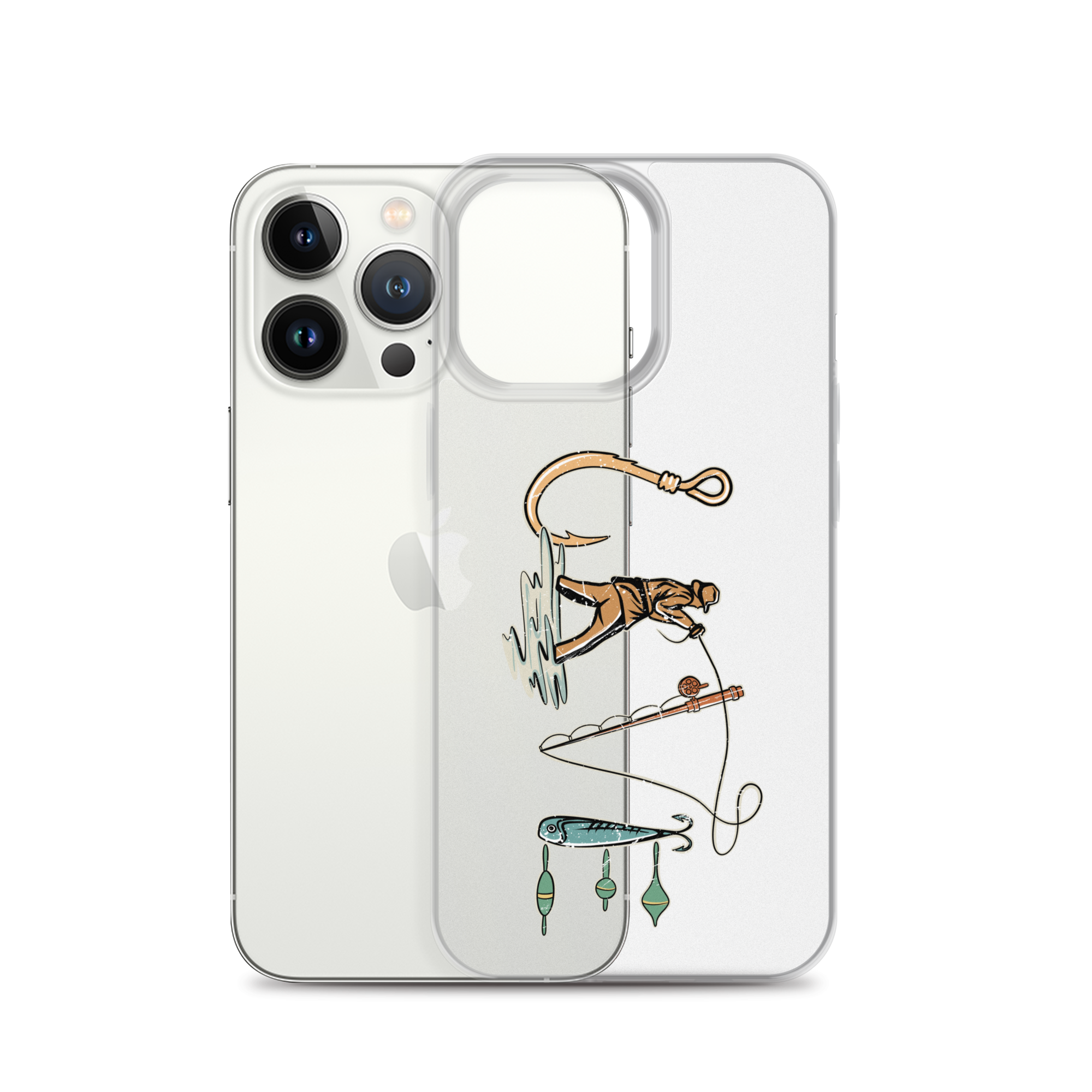 I Love Fishing Clear Case for iPhone®