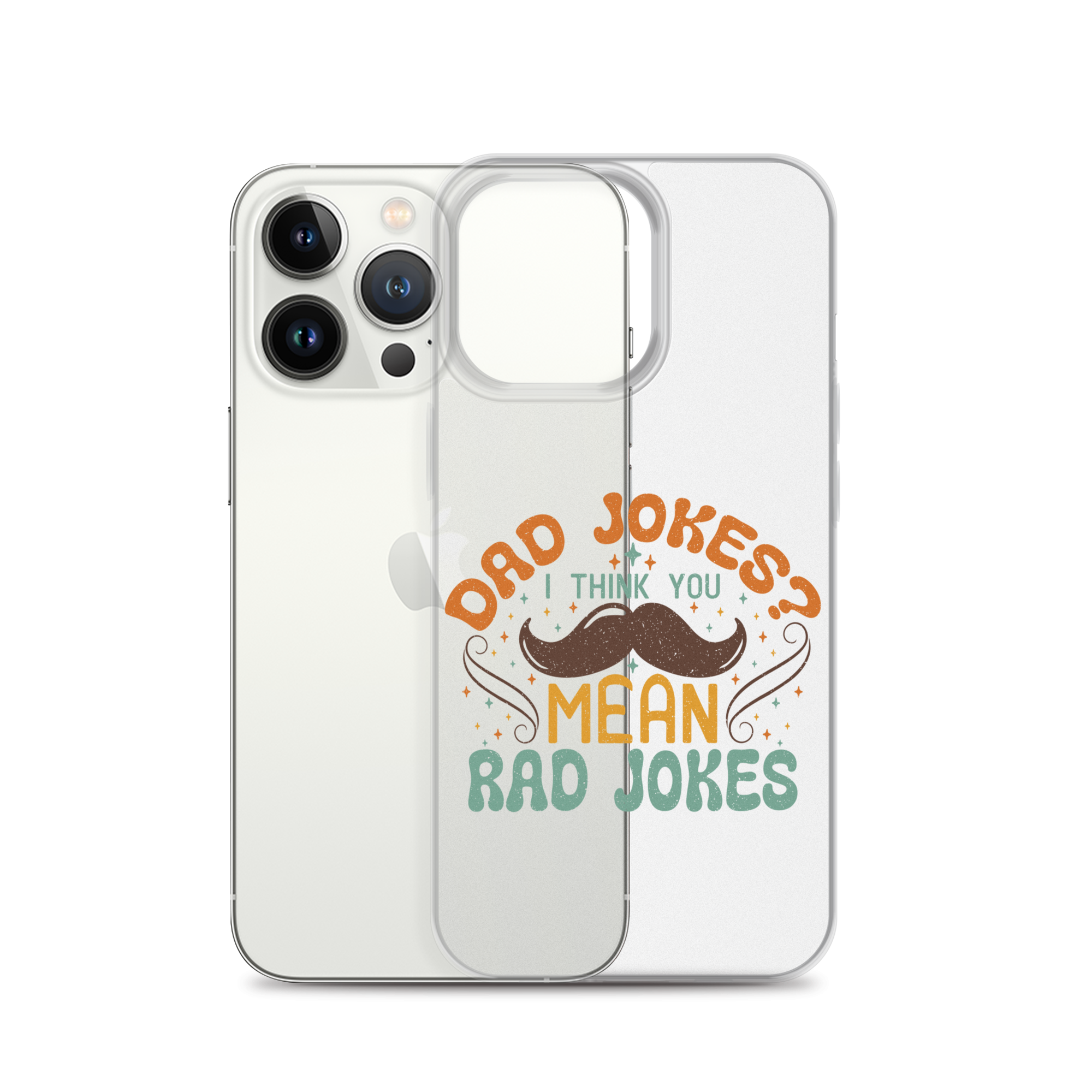 Dad Jokes I Think You Mean You Mean Rad Jokes Clear Case for iPhone®