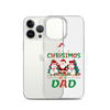 1st Christmas As A Dad Clear Case for iPhone®