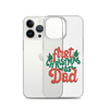 First Christmas As Dad Clear Case for iPhone®