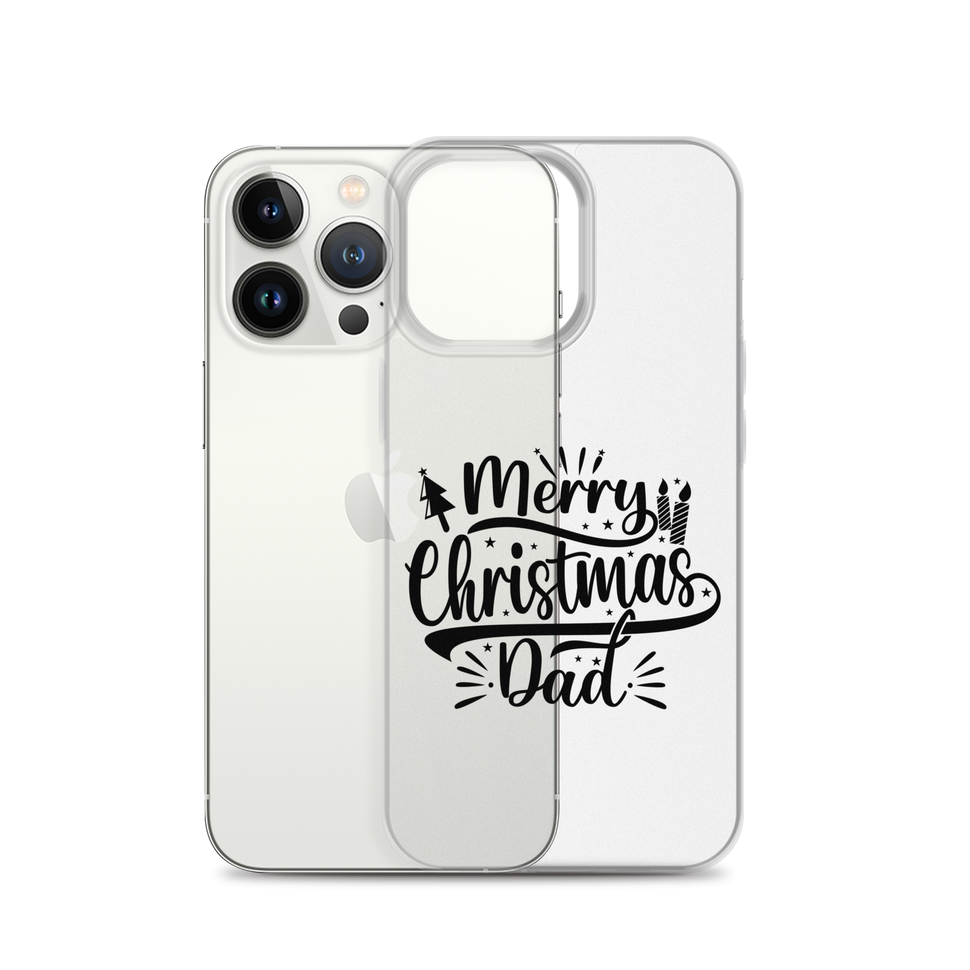 Merry Christmas Dad Clear Case for iPhone®