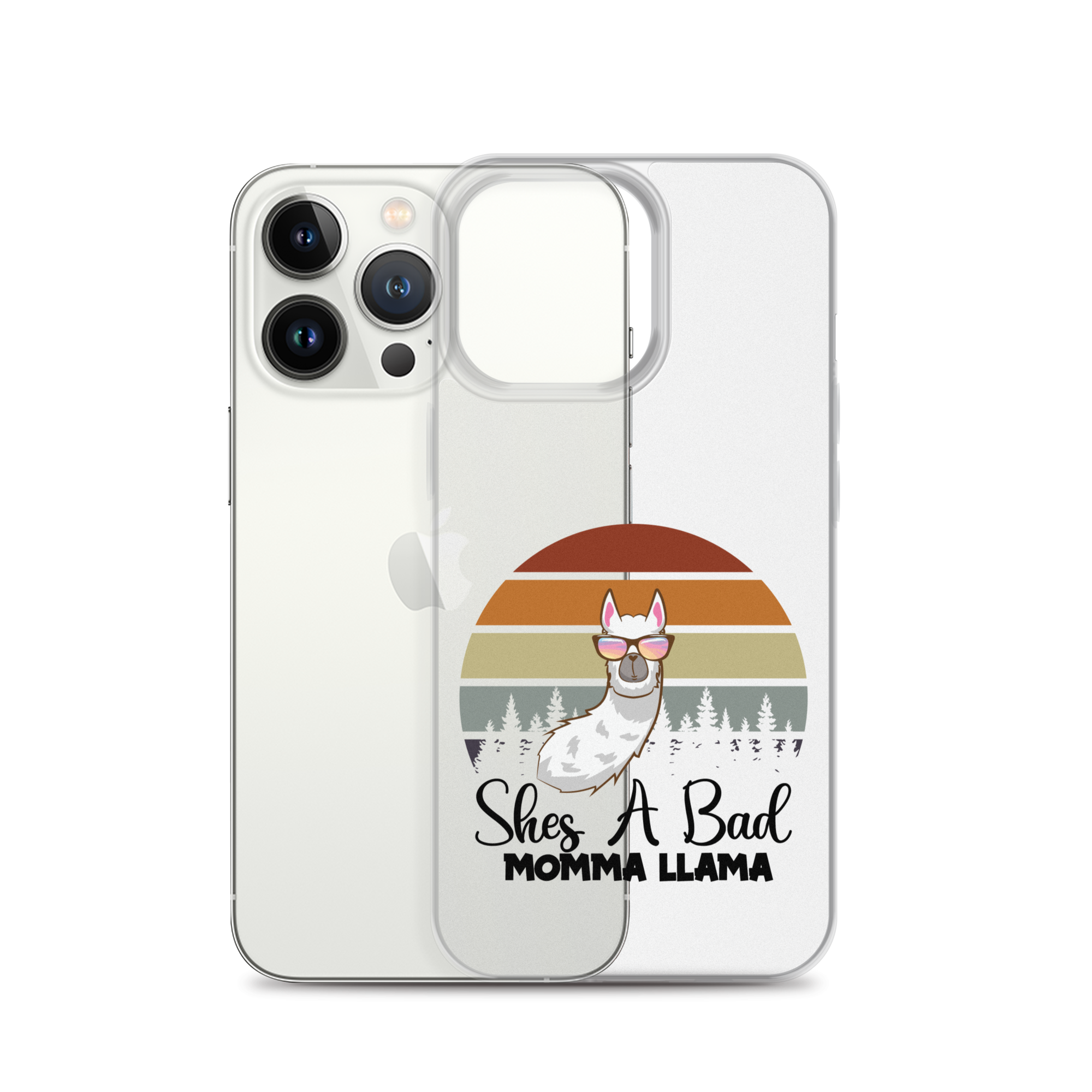 She's A Bad Momma Llama Clear Case for iPhone®