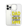 Dad Thanks For Not Pulling Out, Happy Father's Day, Love Clear Case for iPhone®